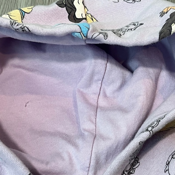 Little Girl's Disney Princess & Solid Blue Full Zip Hooded Sweat Jackets Size 4T - Picture 9 of 13